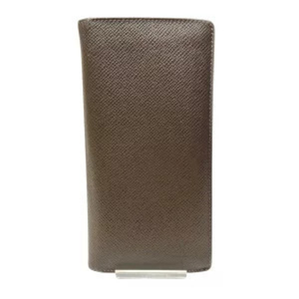 Louis Vuitton Portefeuille Brazza Glacier Bi fold Wallet Taiga Leather